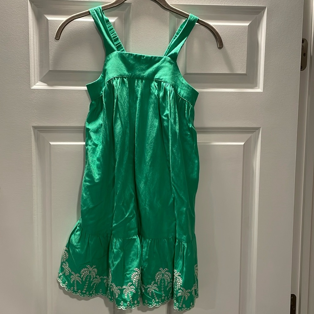 Girls summer linen dress
